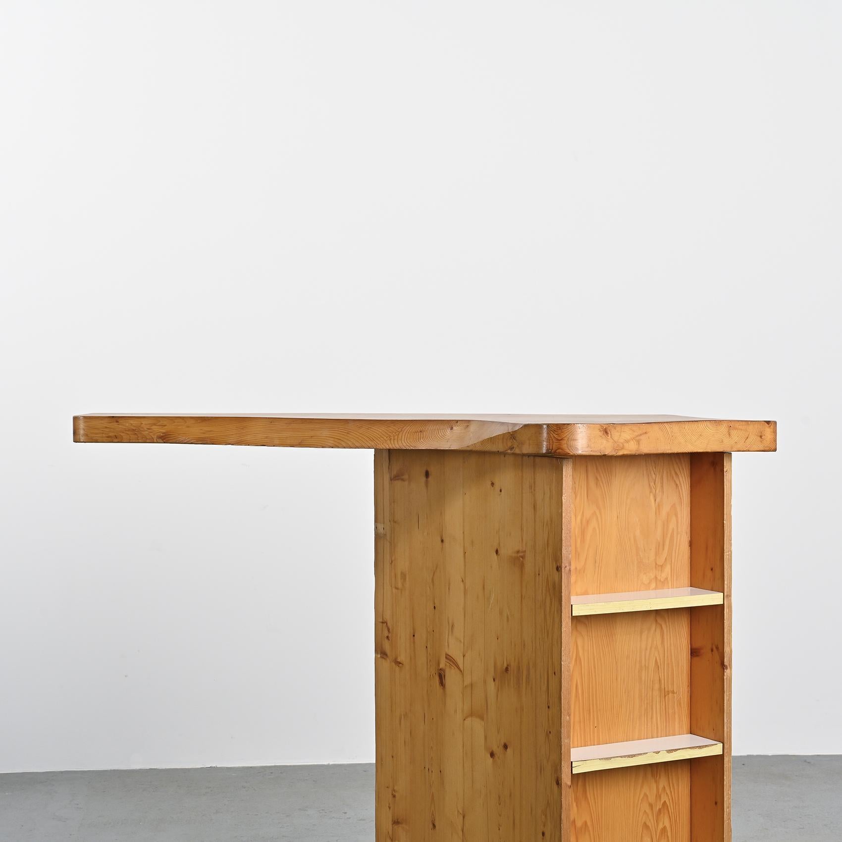 Bar par Charlotte Perriand, Résidence Aiguille Rouge, Arc 2000, circa 1979 For Sale 6