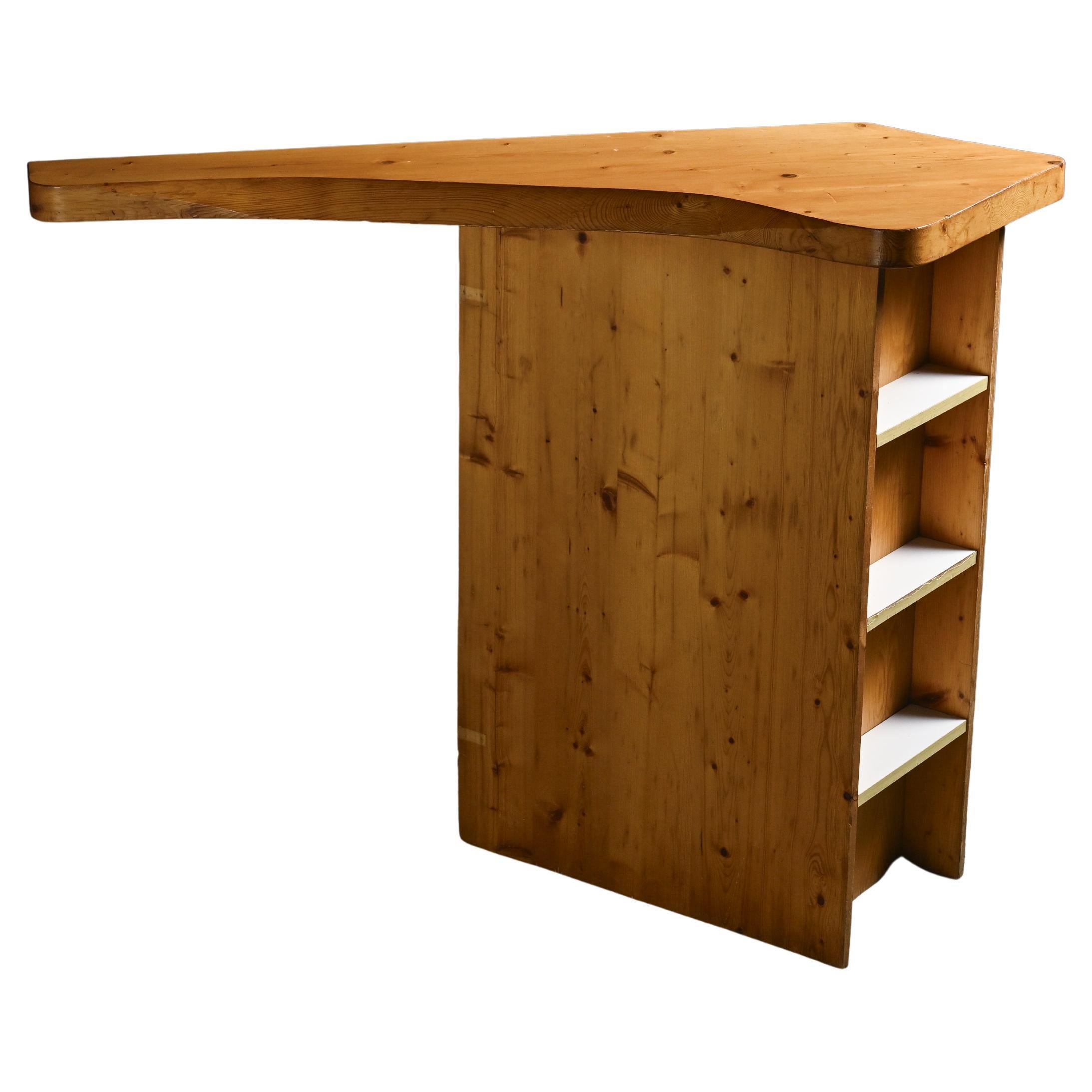 Bar par Charlotte Perriand, Résidence Aiguille Rouge, Arc 2000, circa 1979 For Sale