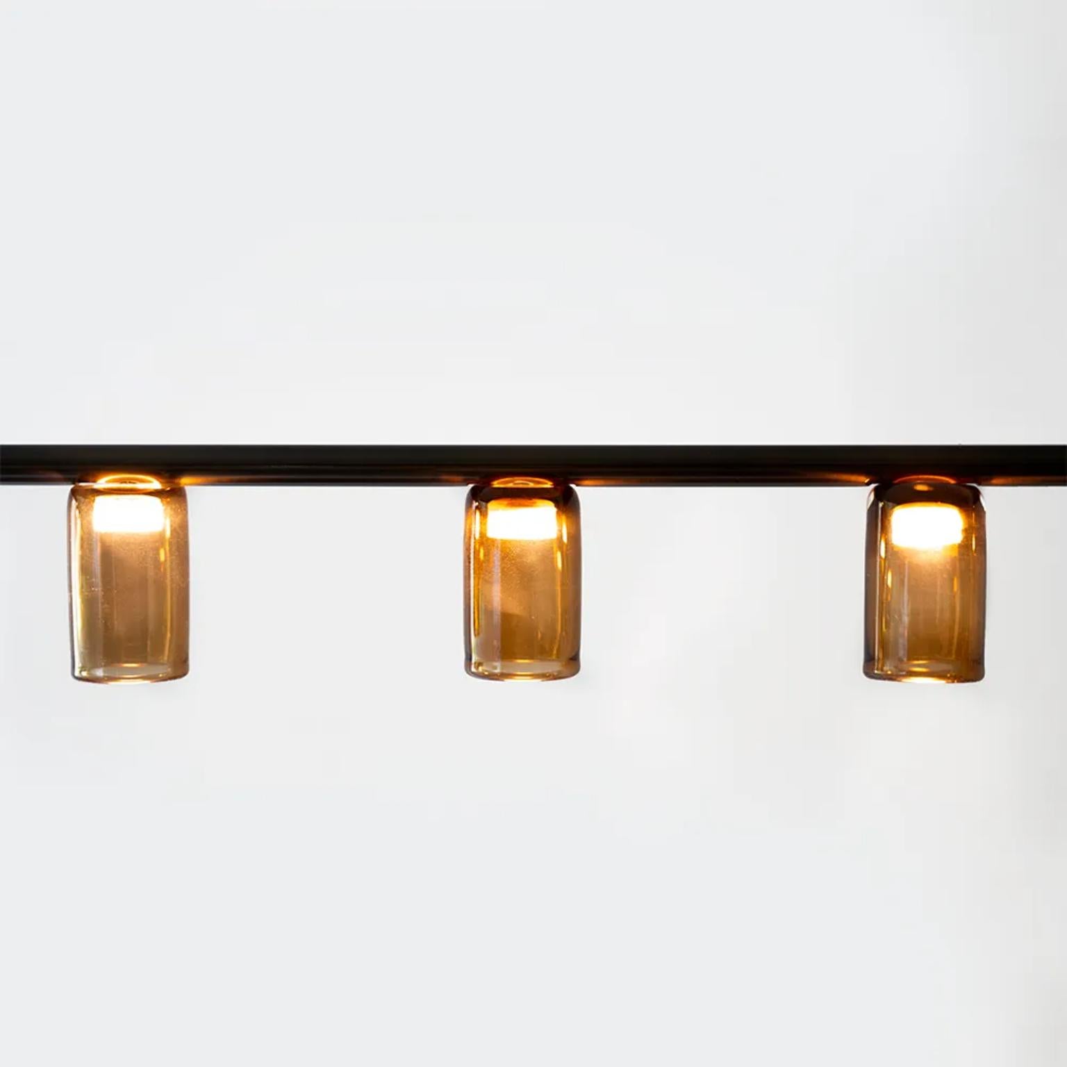 Postmoderno Lampada a sospensione Bar di WJ Luminaire in vendita