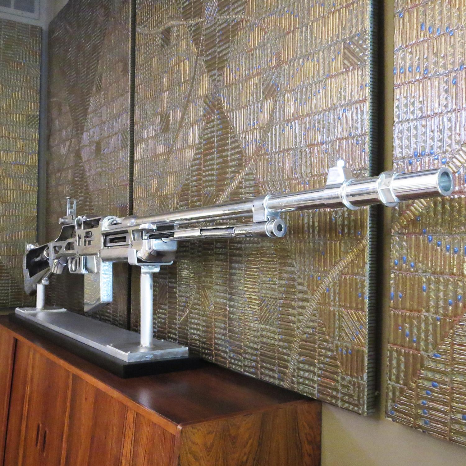 Polished Bar Rifle Oversized Training Display Model