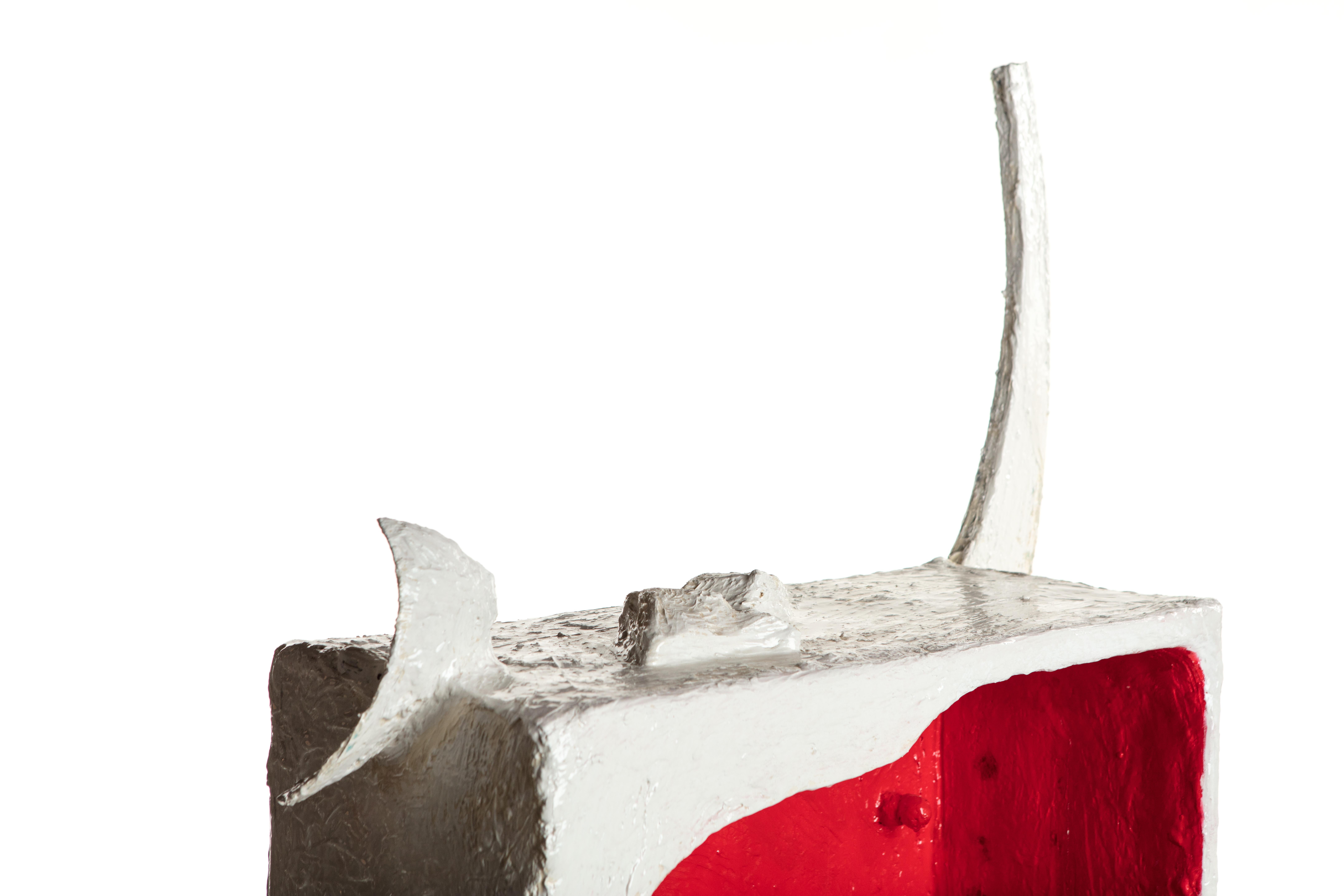 Bar scultoreo in gesso bianco e rosso, 21° secolo, di Mattia Biagi in vendita 10