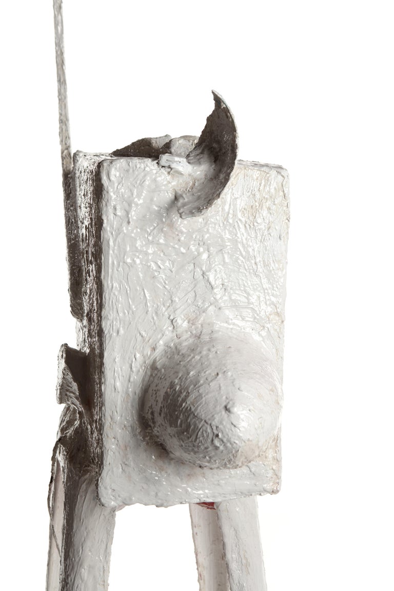 Sculptural White and Red Plaster Bar, 21st Century by Mattia Biagi For Sale 12