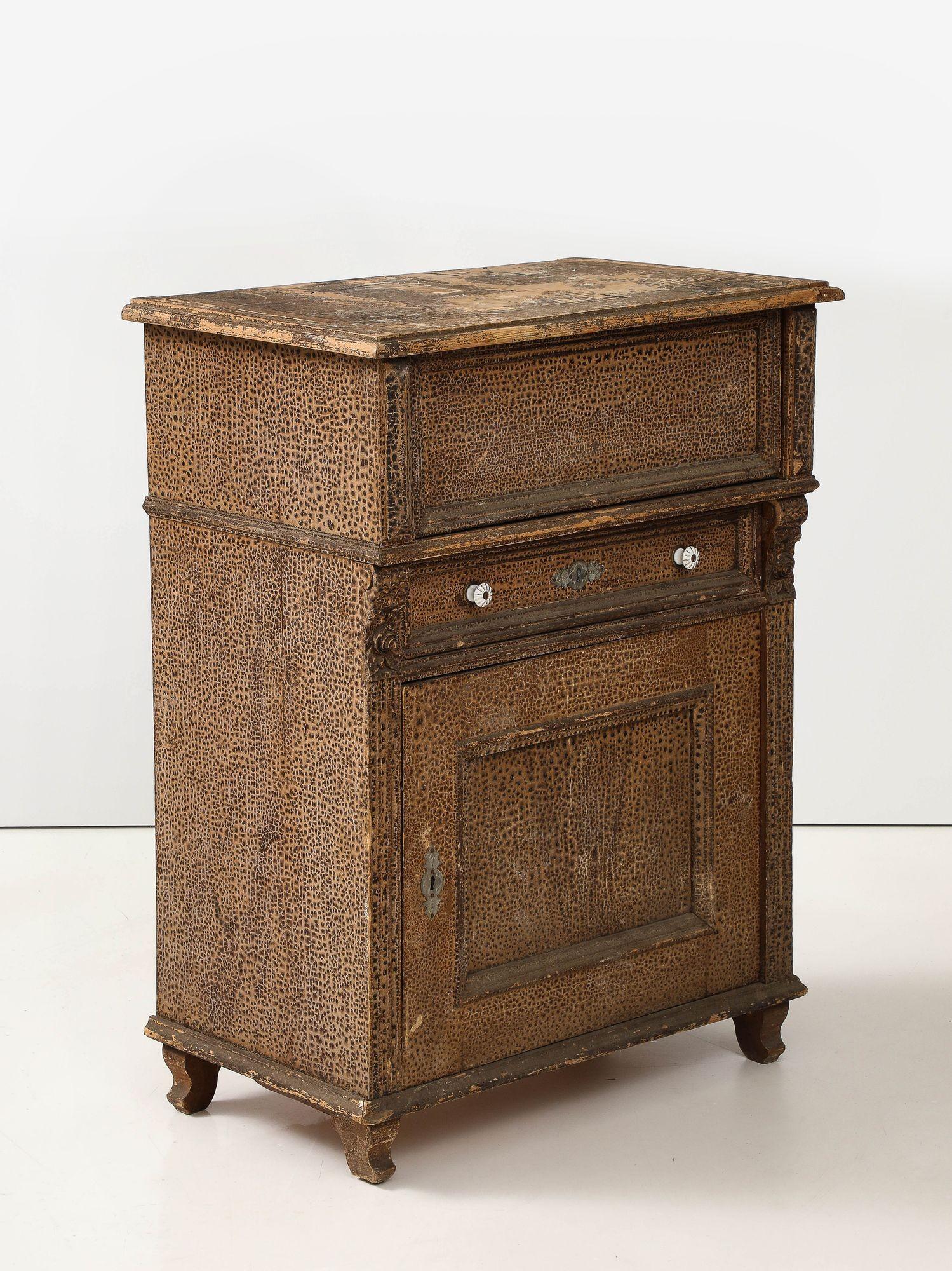 Bar Server Bitumen Varnish Oxidized, France 19th c 10