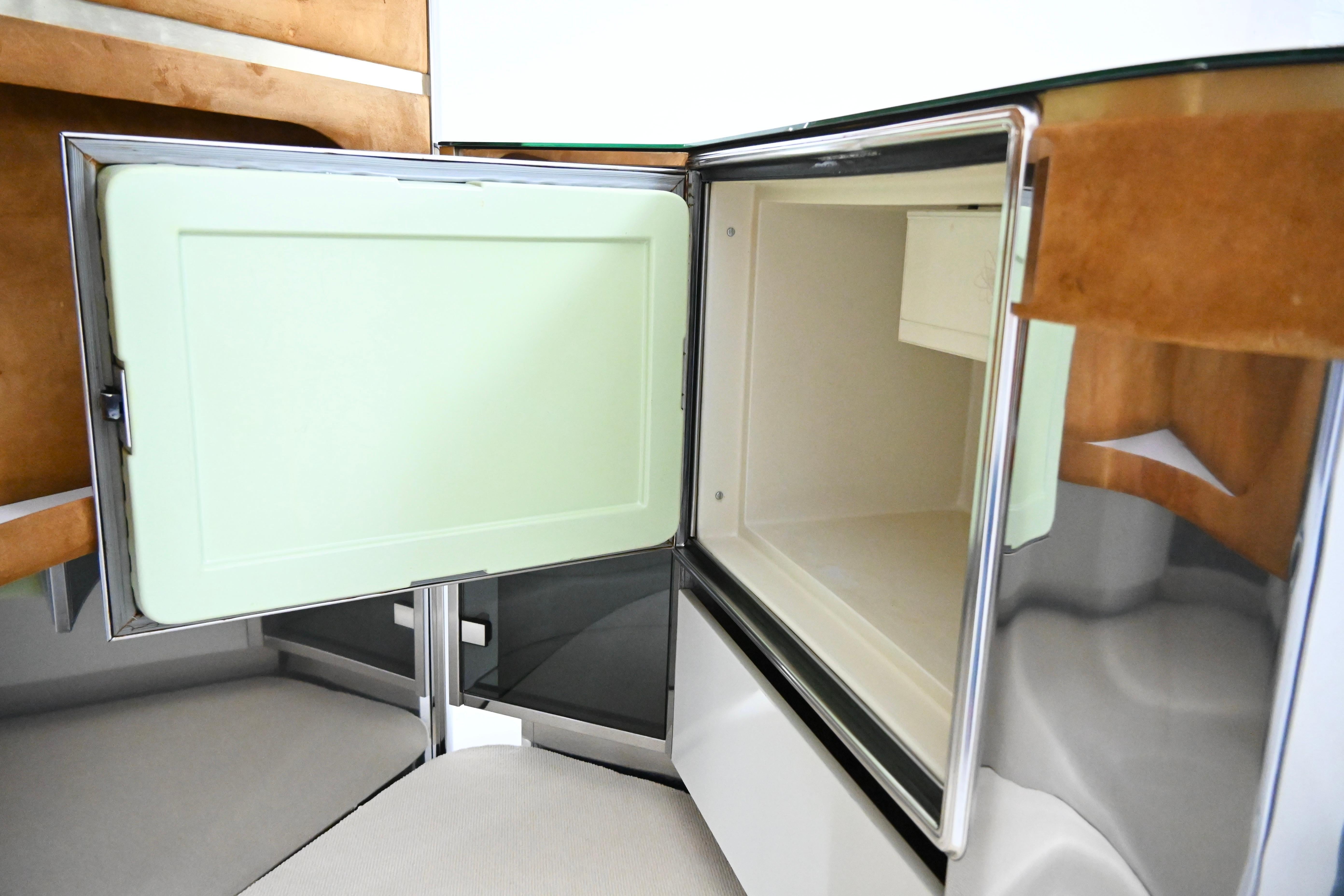 Bar set attributed to Willy Rizzo, 1970s For Sale 3