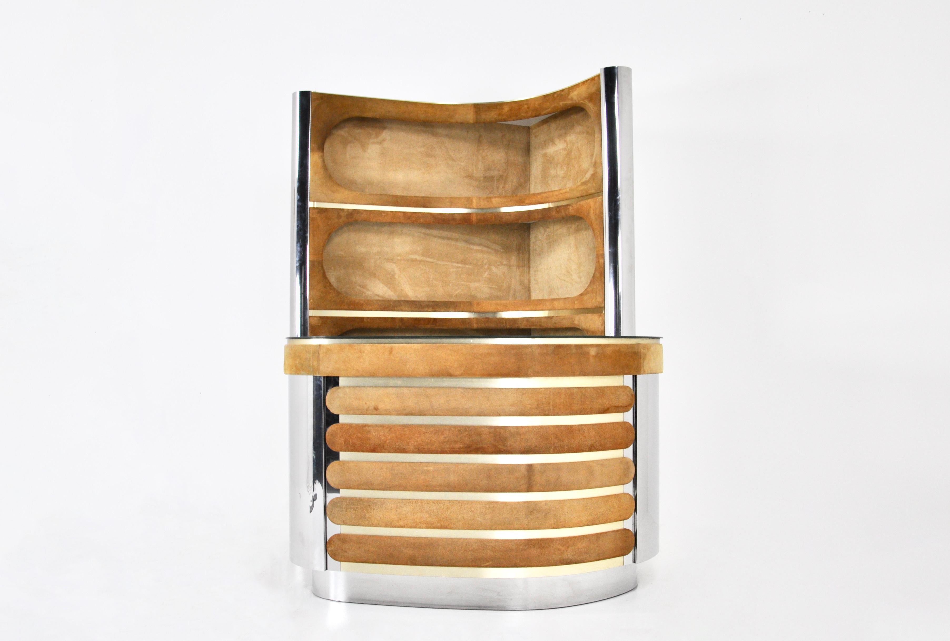 Mid-Century Modern Bar set attributed to Willy Rizzo, 1970s