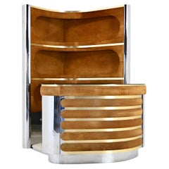 Bar set attributed to Willy Rizzo, 1970s