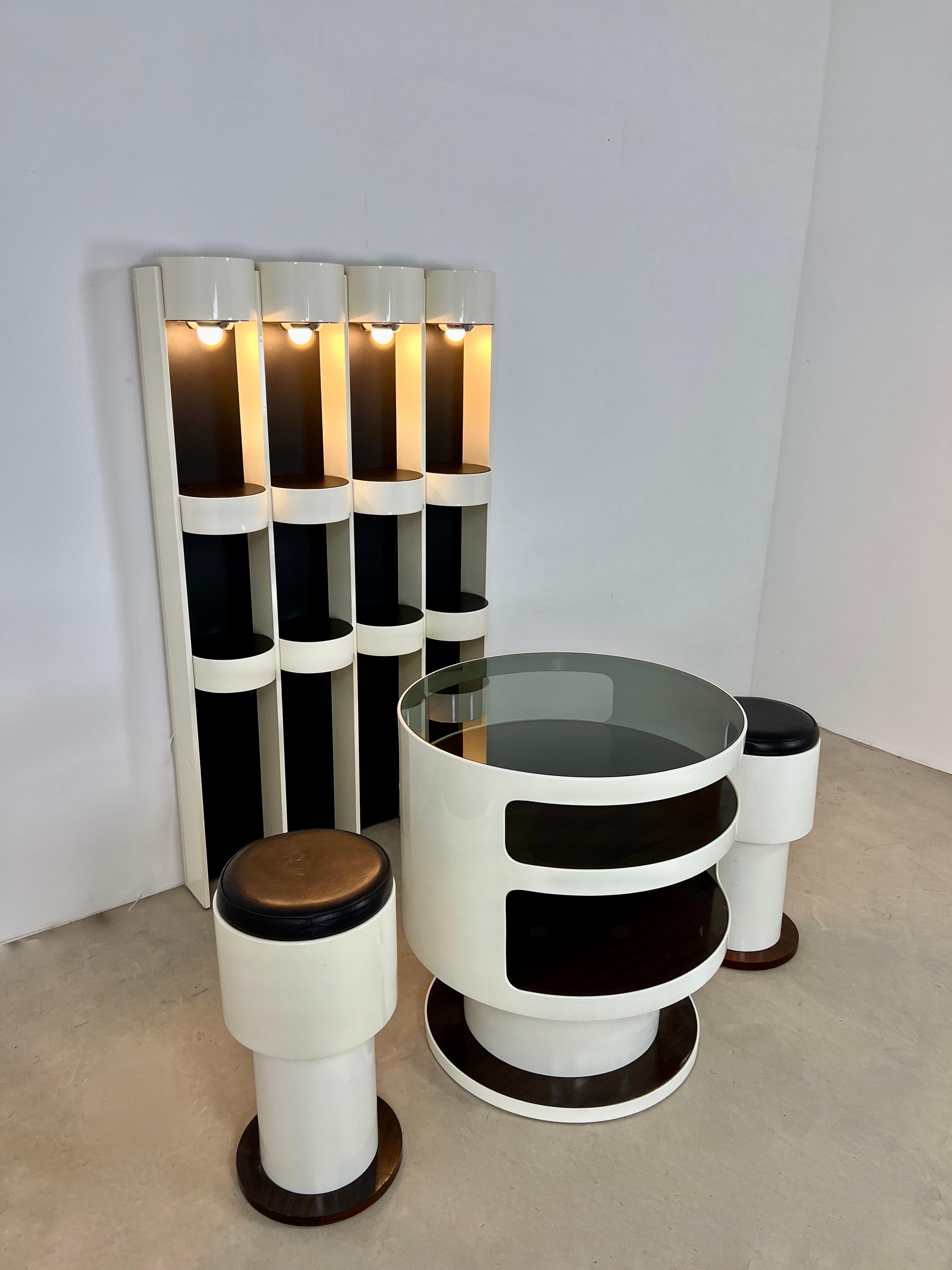 Italian Bar Set by Joe Colombo 1960S