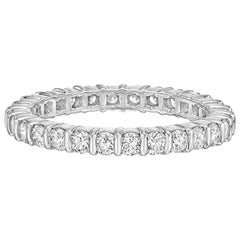 Bar-Set Diamond Eternity Band '1.12 Carat'