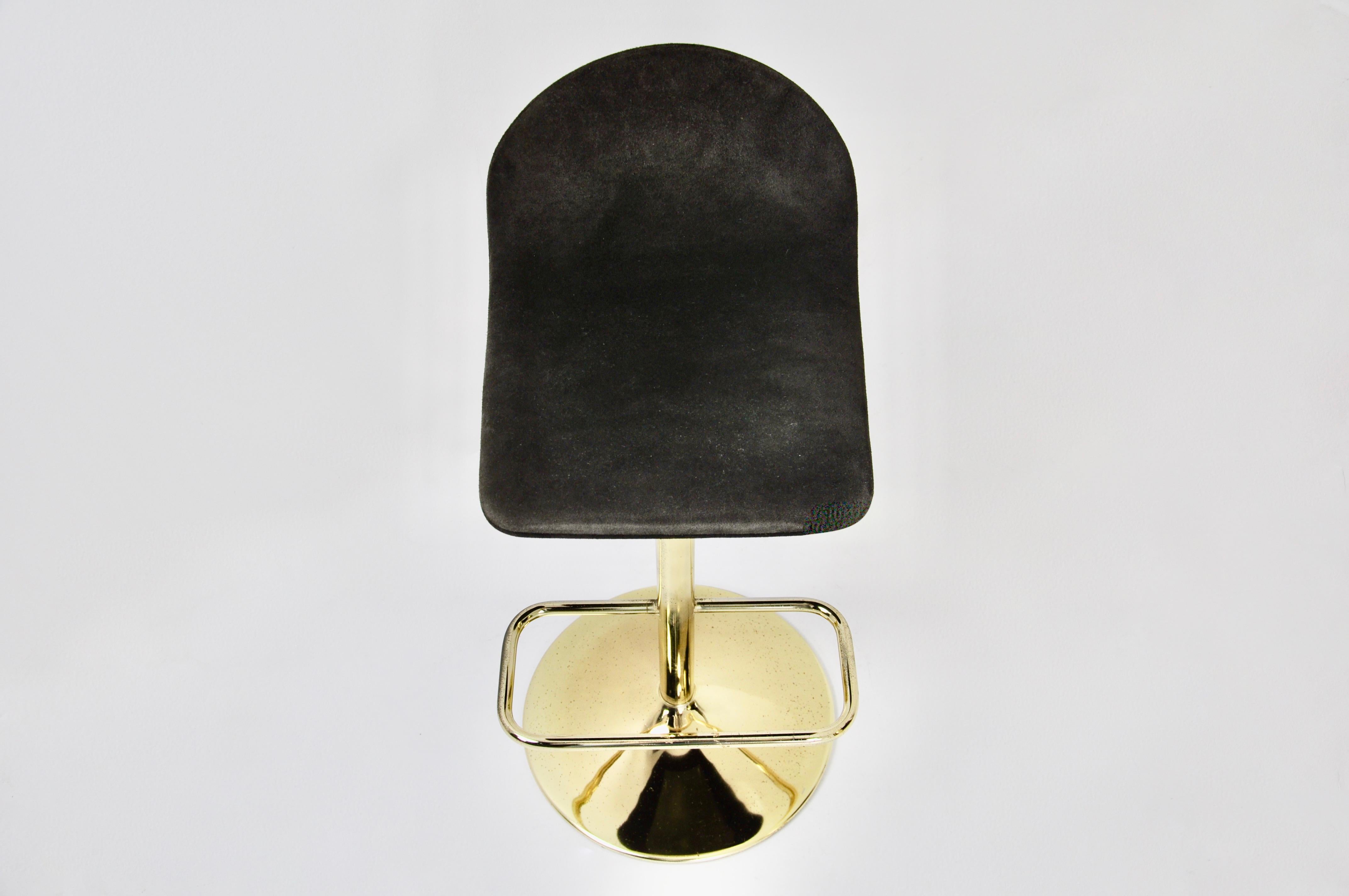 Bar set with 2 stools in the style of Willy Rizzo, 1970s For Sale 6