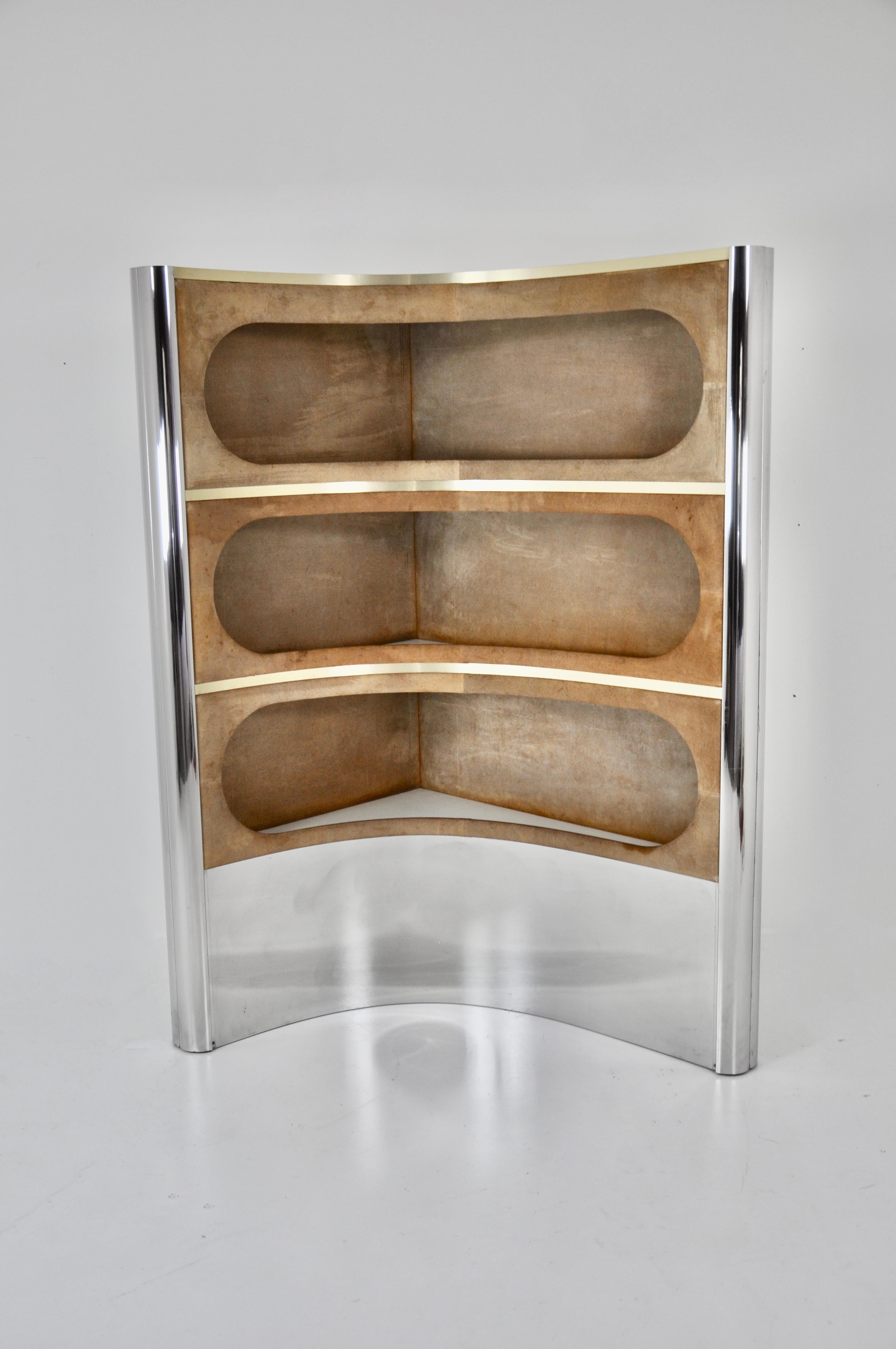 Late 20th Century Bar set with 2 stools in the style of Willy Rizzo, 1970s