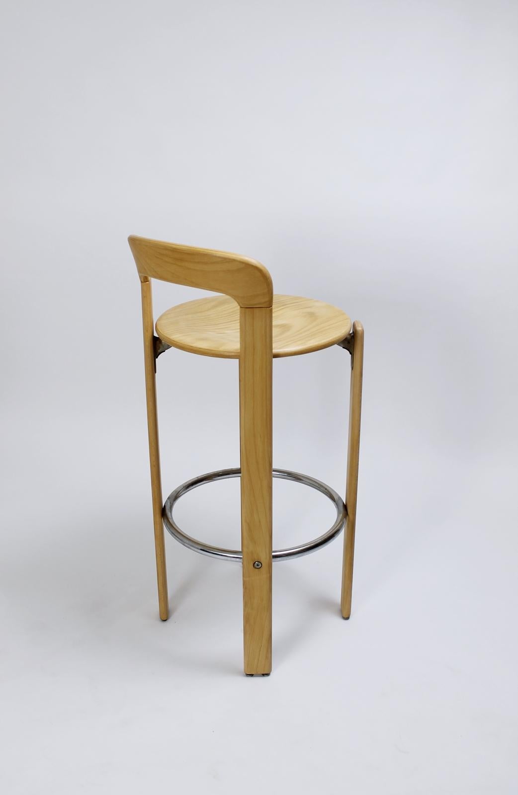 Lacquered Bar Stool by Bruno Rey for Dietiker Switzerland, 1970