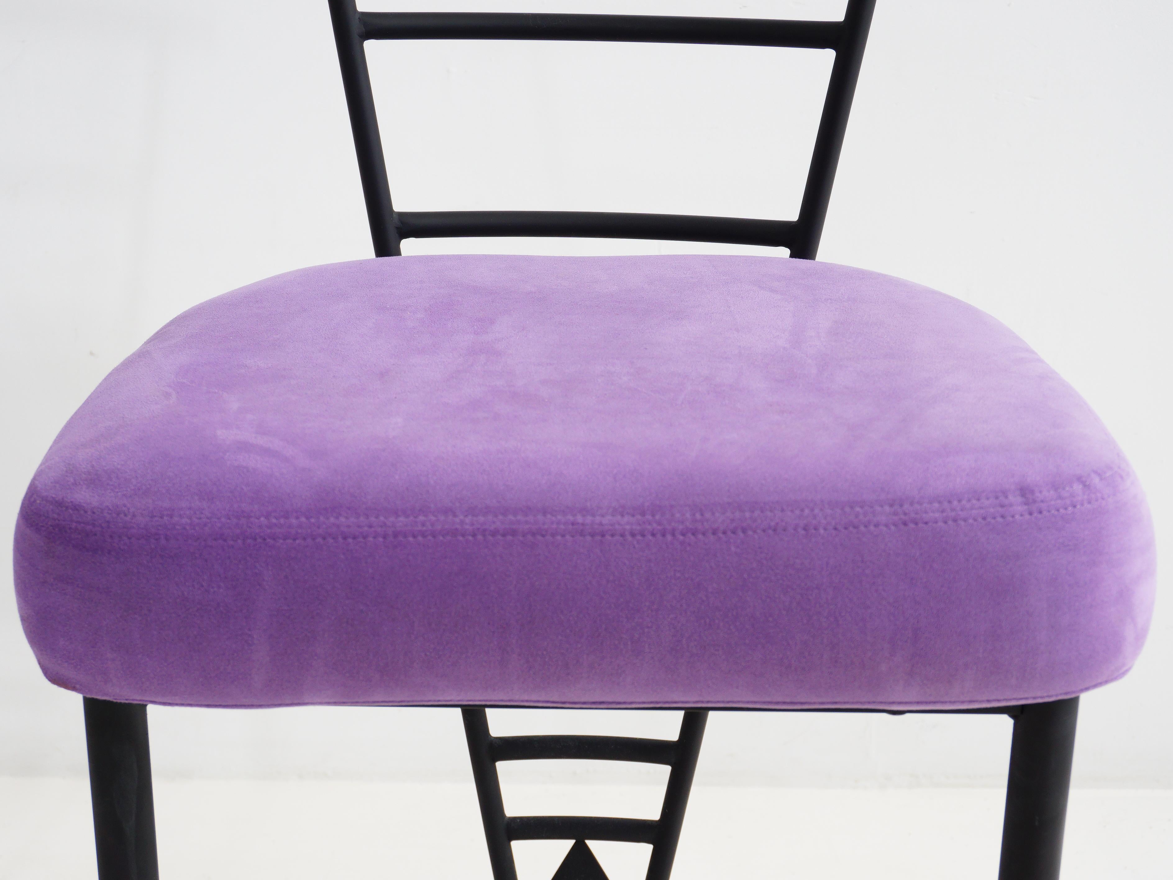 purple bar stools