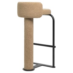 Taburete de bar Fox en tela Oreo by Woo