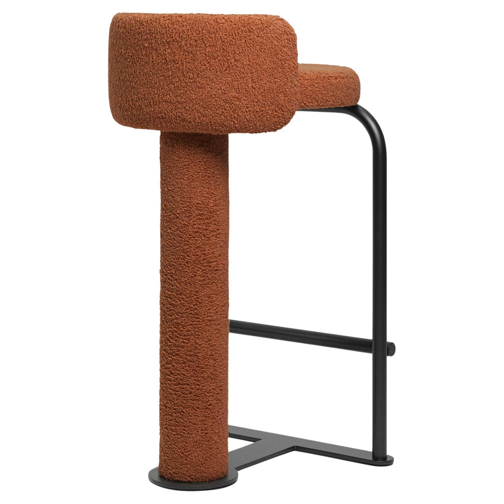 Counter-Hocker aus Fuchs aus Oreo-Stoff von Woo