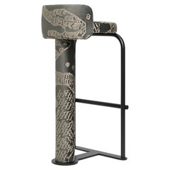 Tabouret de bar Dedar Tiger Mountain 003 en tissu renard
