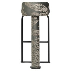 Bar stool Fox in fabric Dedar Tiger Mountain 003