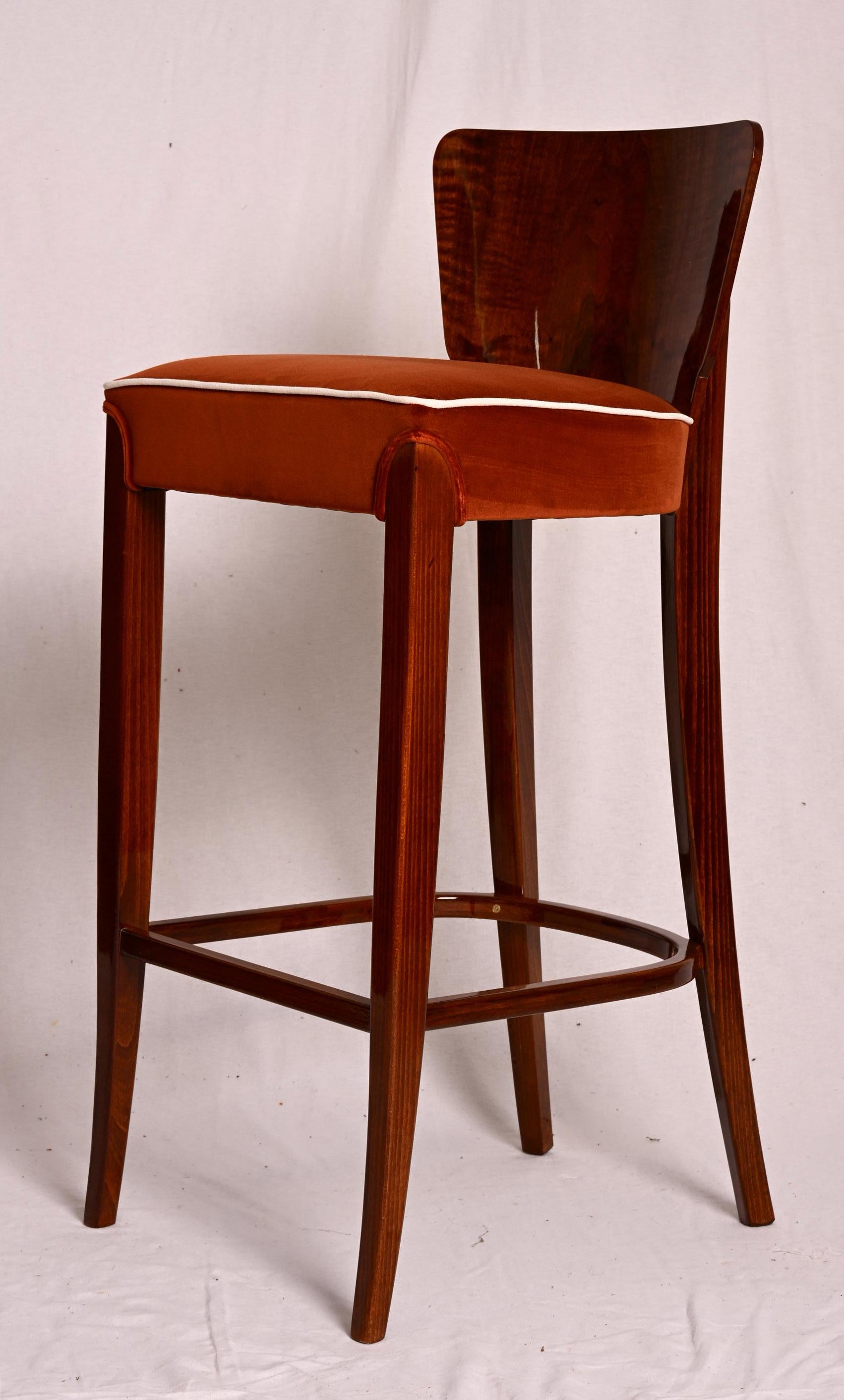 Taburete de bar al estilo de Jindrich Jalabala Checo en venta