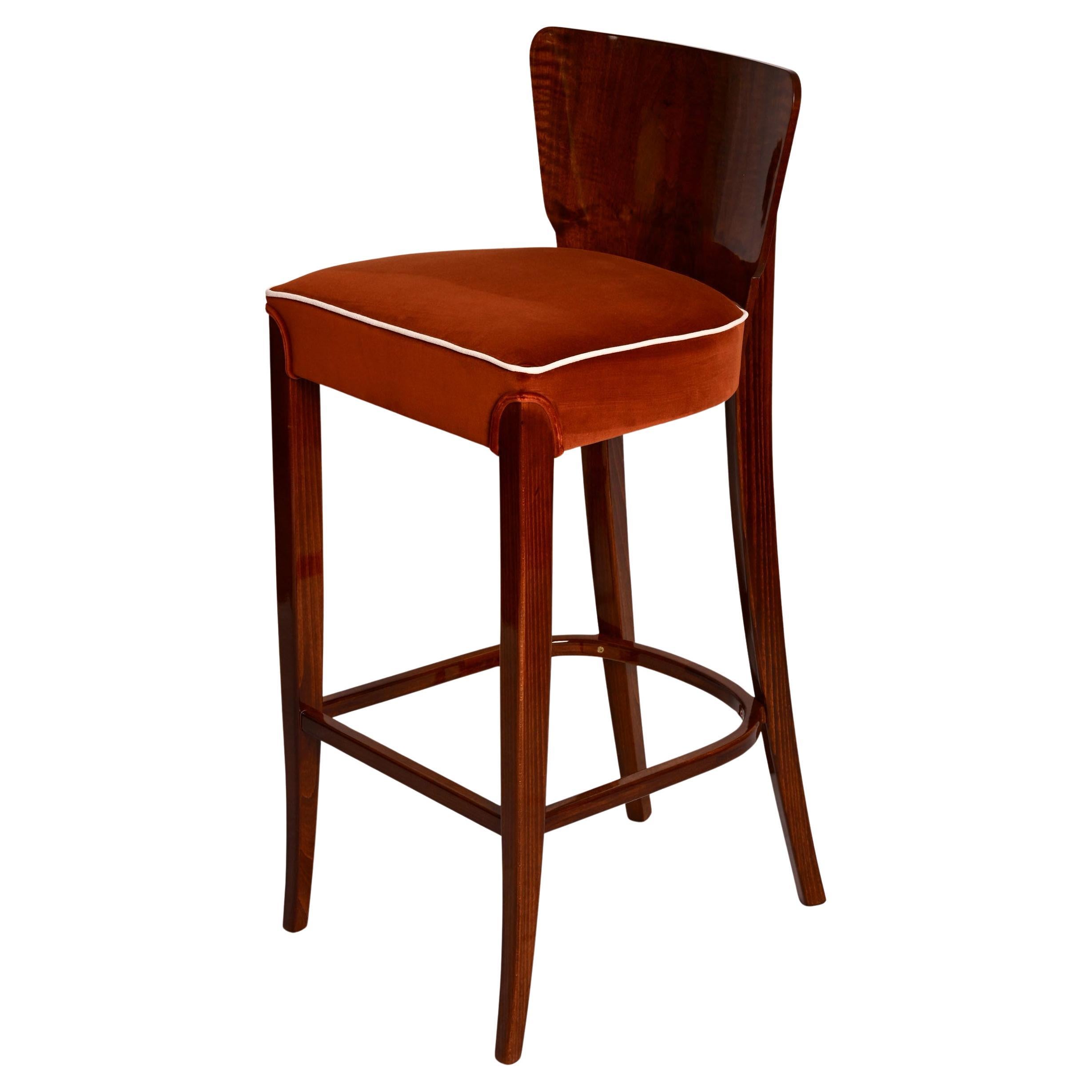 Taburete de bar al estilo de Jindrich Jalabala en venta