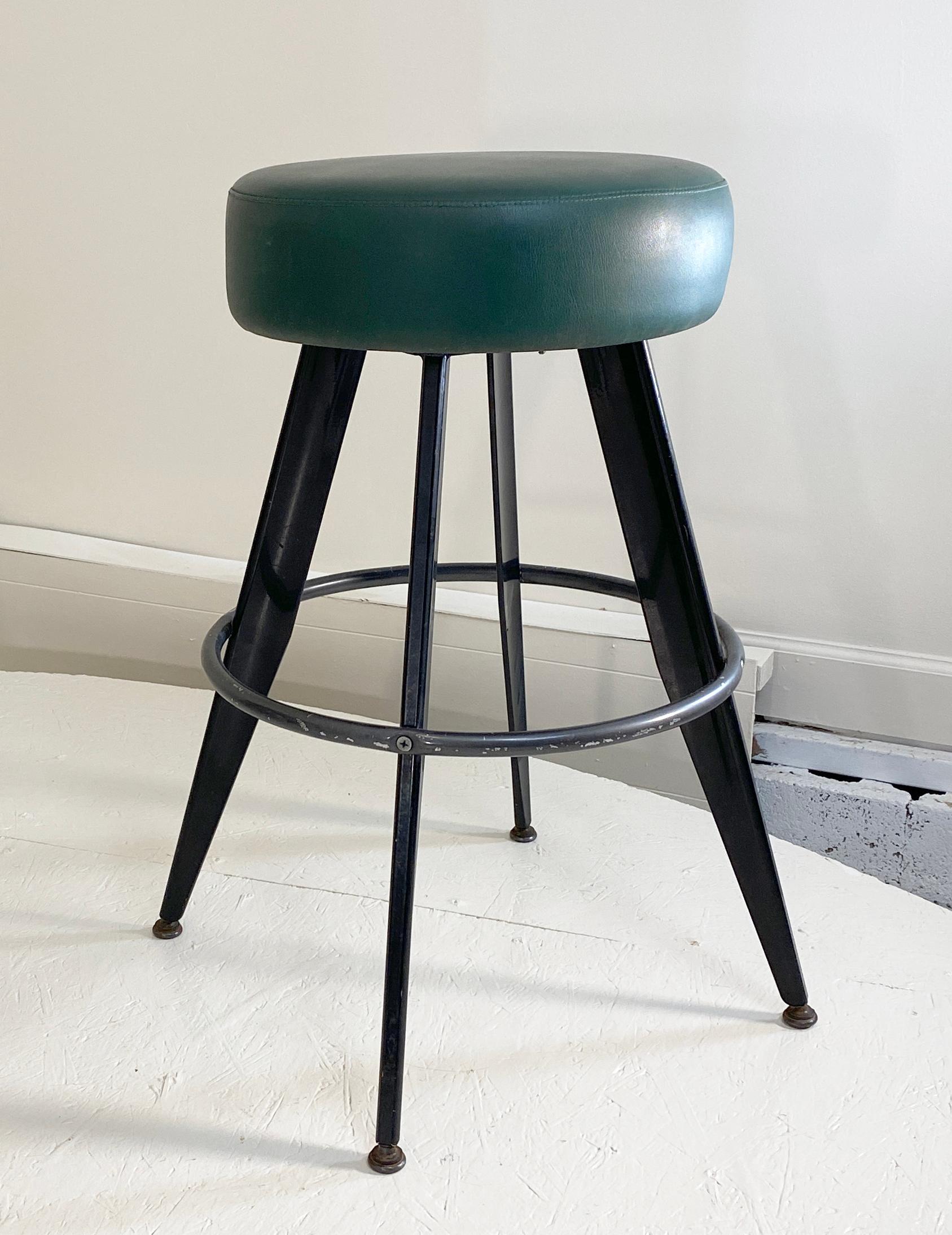 American Bar Stools After Jean Prouve For Sale