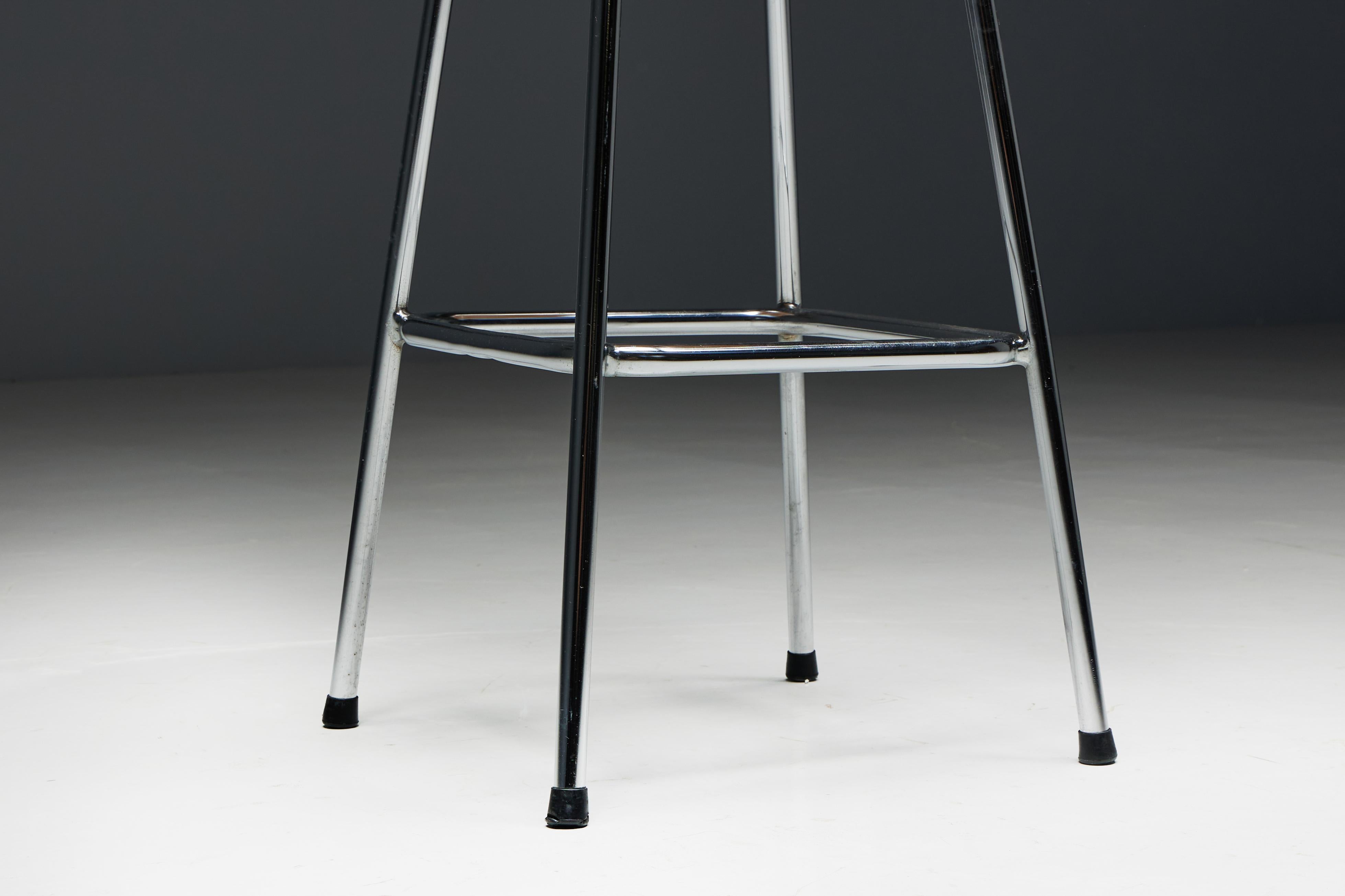 Bar Stools by Charlotte Perriand for Les Arcs, France, 1960s For Sale 9