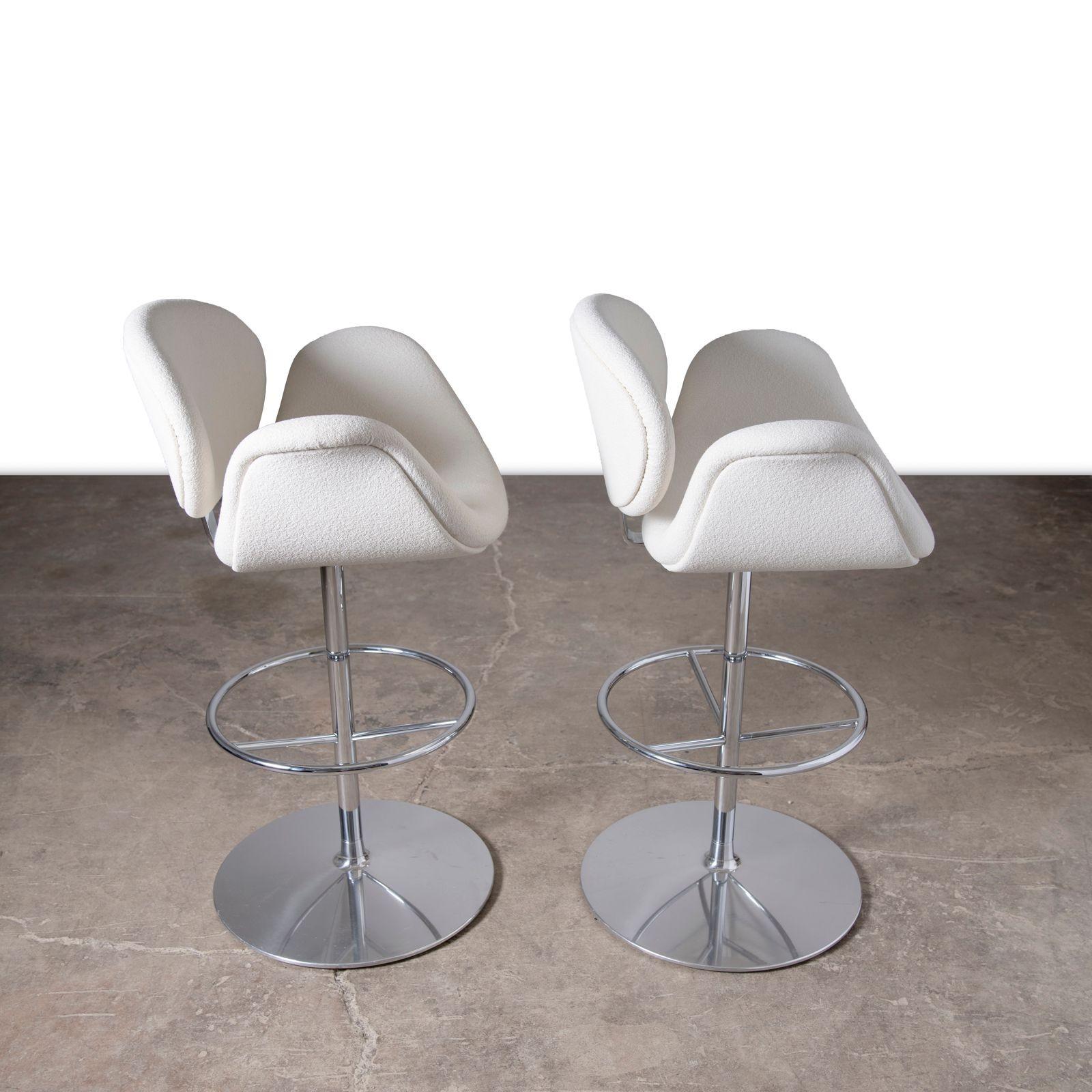 Steel Bar Stools by Pierre Paulin for Artifort For Sale