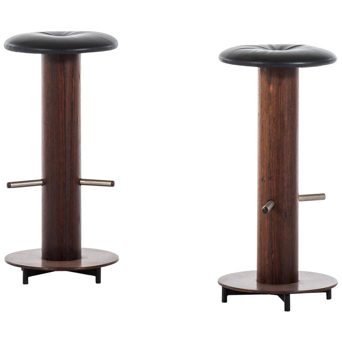Bar Stools in Rosewood Produced in Denmark