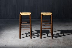 Sgabelli da bar nello stile di Charlotte Perriand, Francia, anni '70