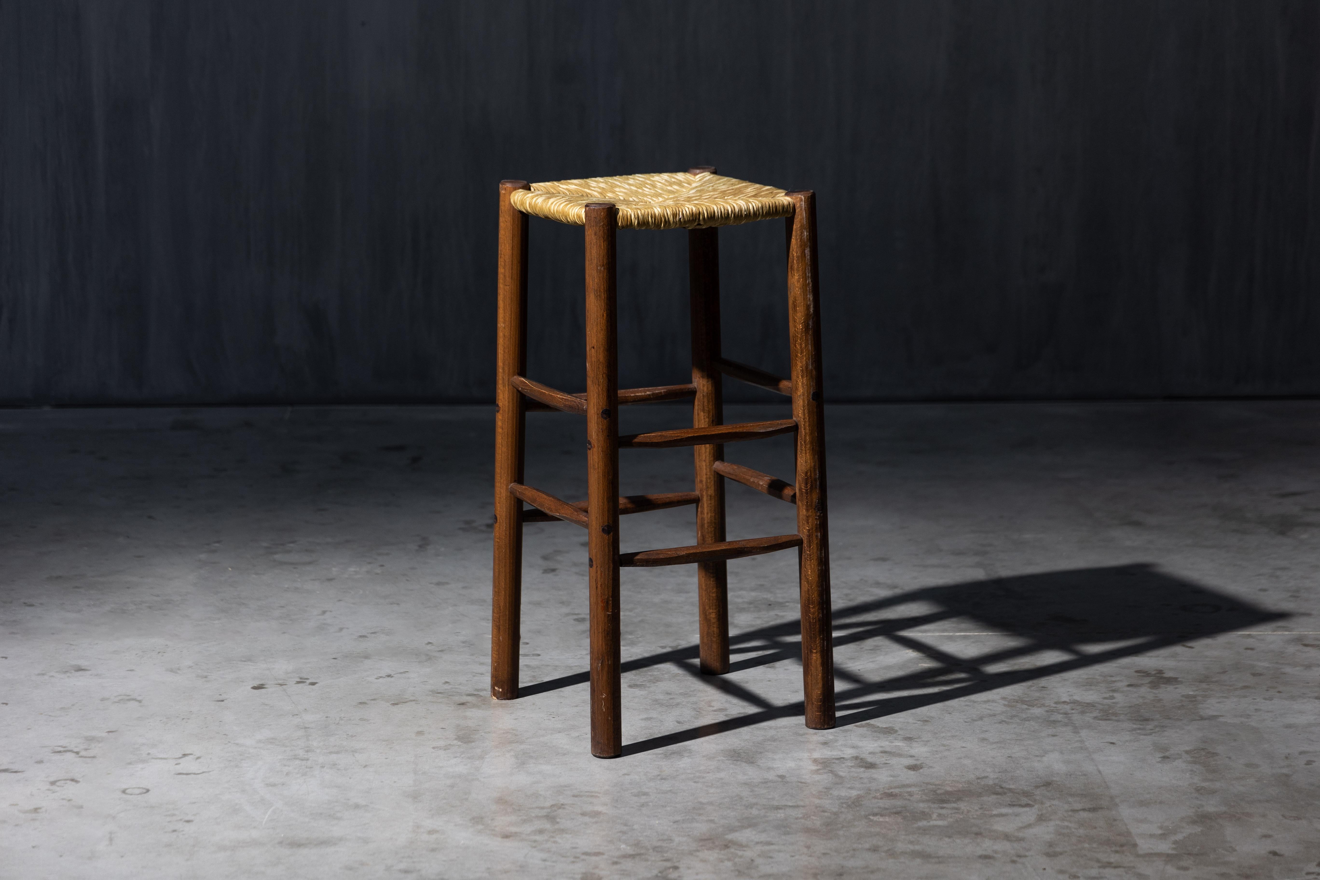Bar Stools in the Style of Charlotte Perriand, France, 1970s In Excellent Condition For Sale In Antwerp, BE