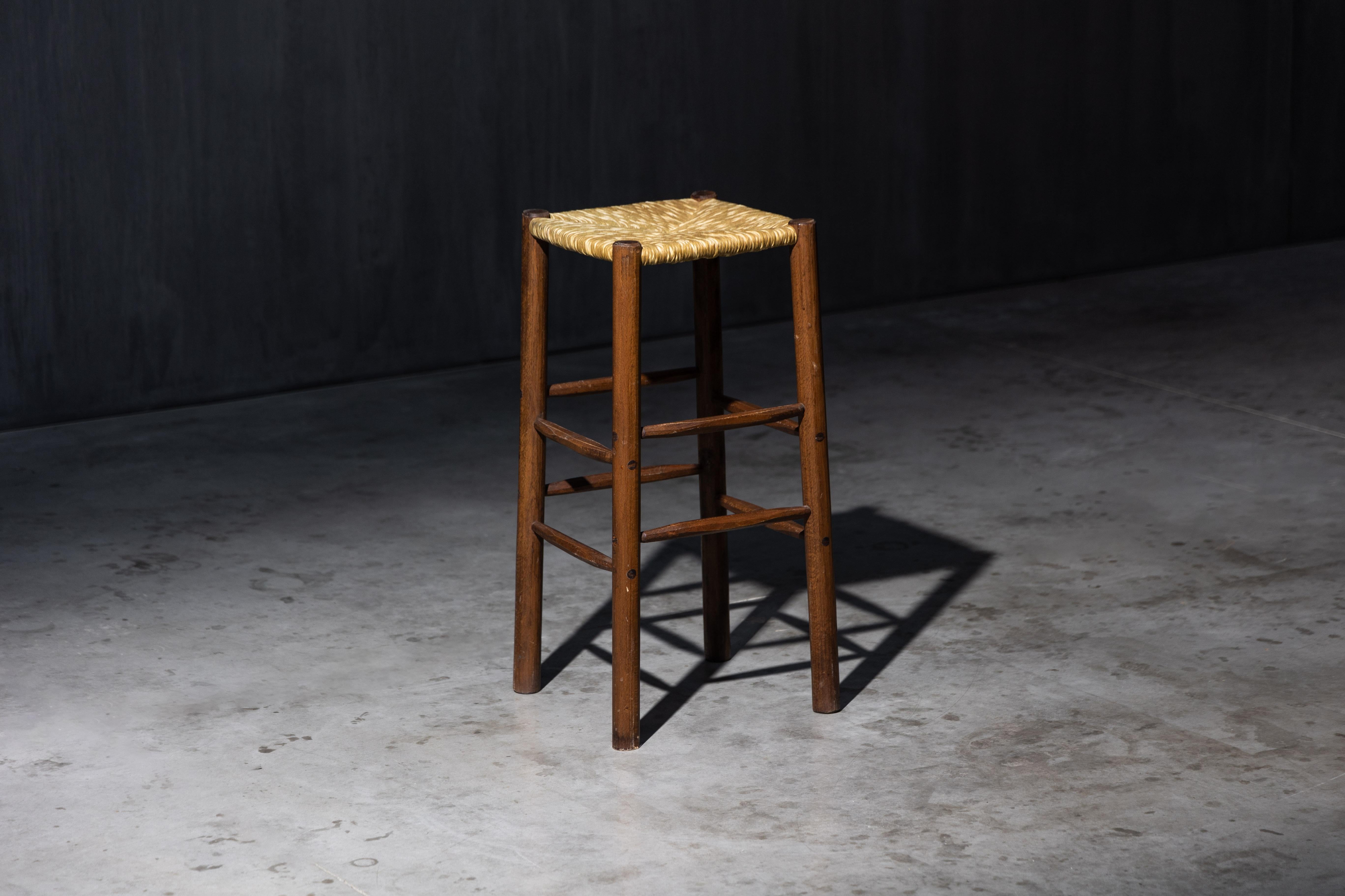 Bar Stools in the Style of Charlotte Perriand, France, 1970s For Sale 2