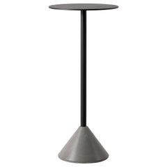 Bar Table 'DING' Made of Concrete and Aluminum 'Black'
