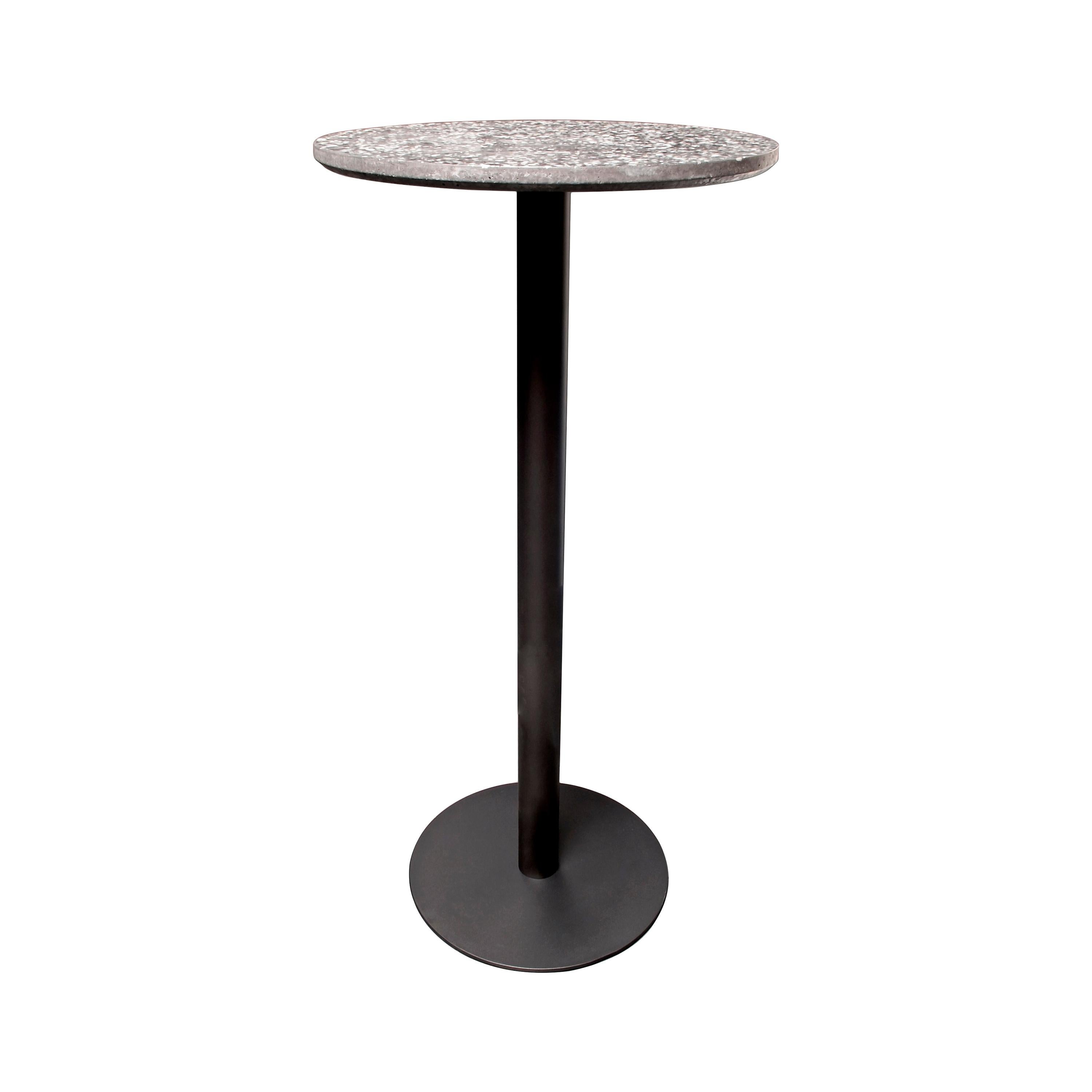 Bar Table 'I' in Black Terrazzo