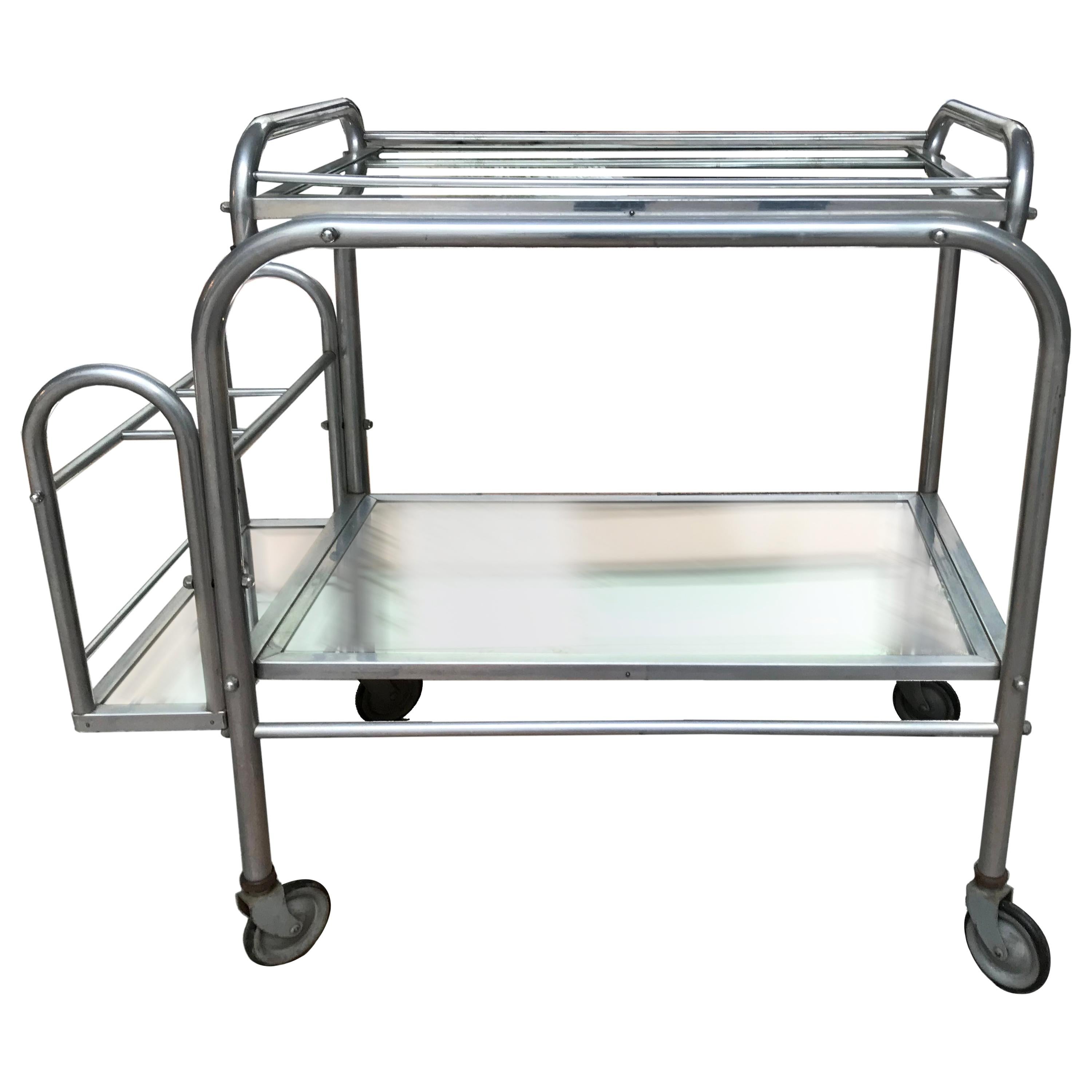 Bar/ Trolley by Jacques Adnet For Sale