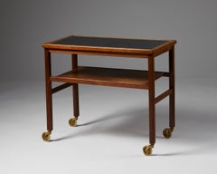 Carrello da bar disegnato da Erik Wørts per Wørts, Danimarca, anni '50