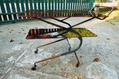 Bar trolley in the style of Ico Parisi or Cesare Lacca