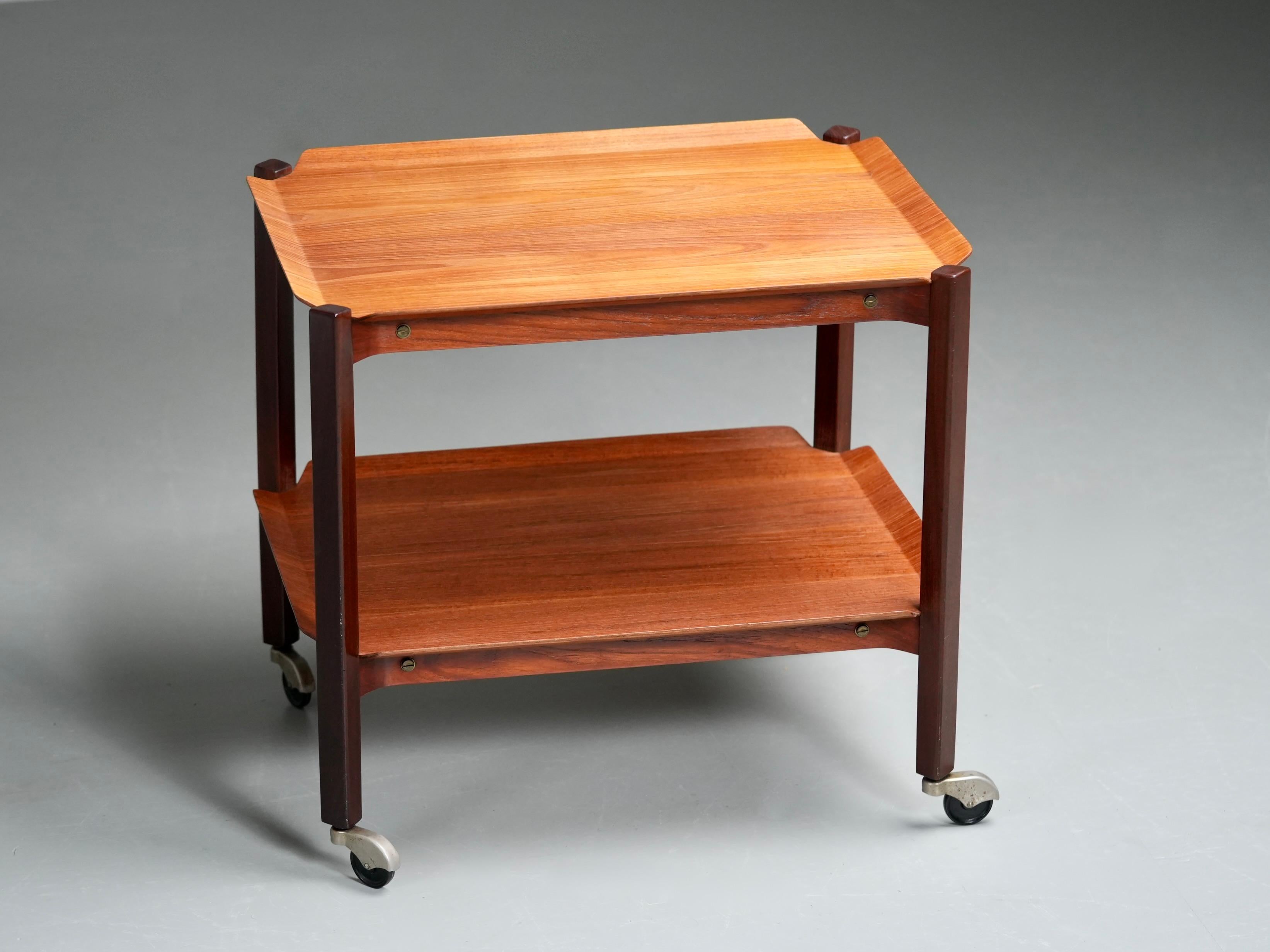 Barwagen Modell PT10 aus Teakholz von Cees Braakman für Pastoe, 1960er Jahre im Angebot 3