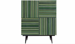 Bar Warm Multi-Color Glass Doors by Orfeo Quagliata