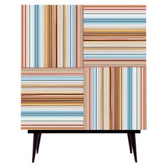 Bar Warm Multi-Color Glass Doors by Orfeo Quagliata