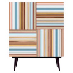 Bar Warm Multi-Color Glass Doors by Orfeo Quagliata