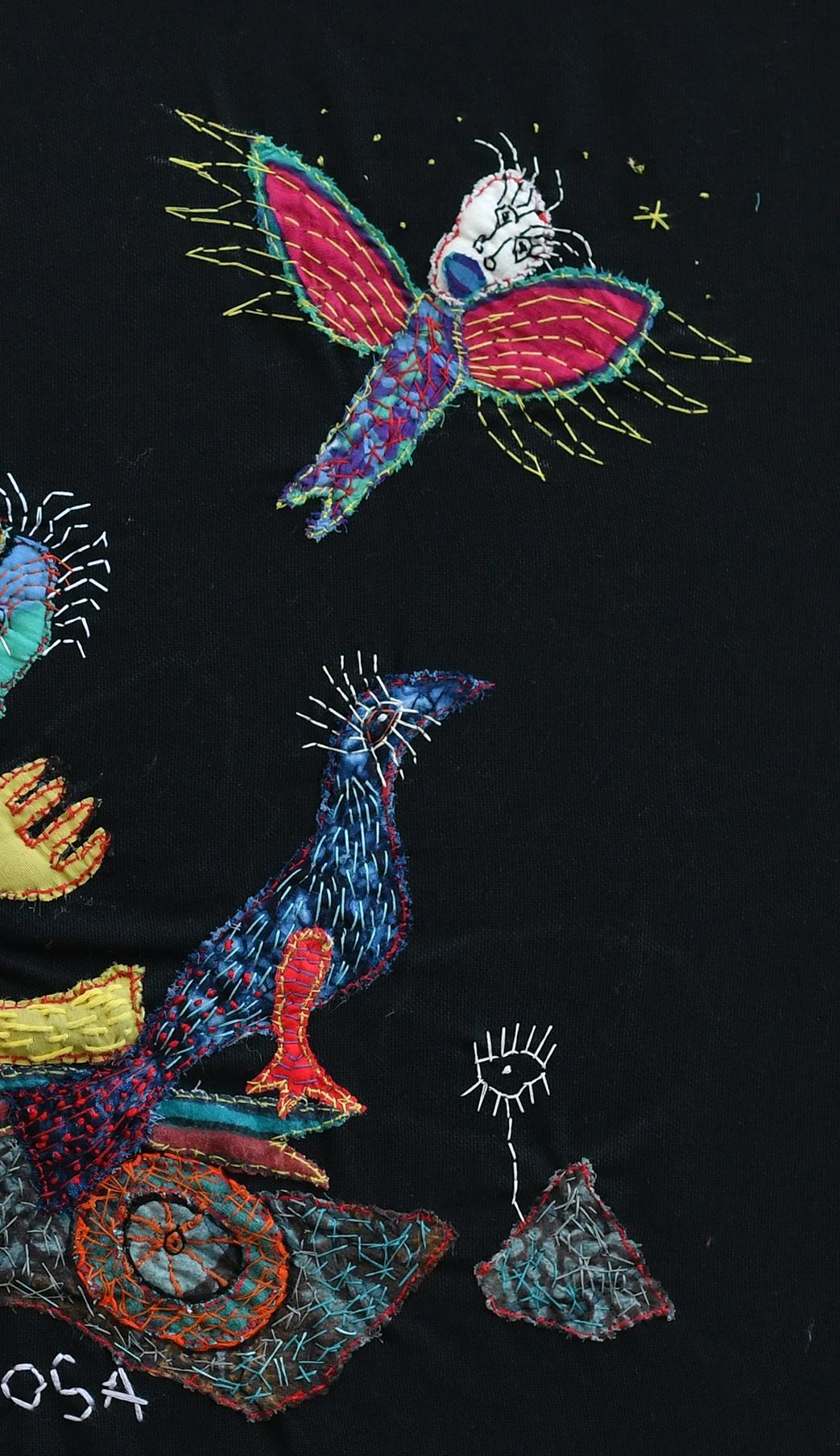 Mater dolorosa Barbara d'Antuono arte del siglo XXI arte textil haití arte outsider en venta 4