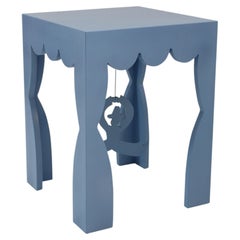 “Baracca e Burattini” Blue Contemporary Stool, Spain, 2025