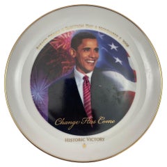 Piatto da collezione della vittoria storica di Barack Obama Edizione limitata 2008