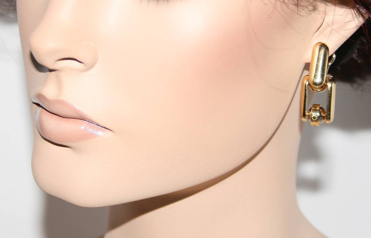 Contemporaneo Orecchini Baraka in oro giallo 18 carati in vendita