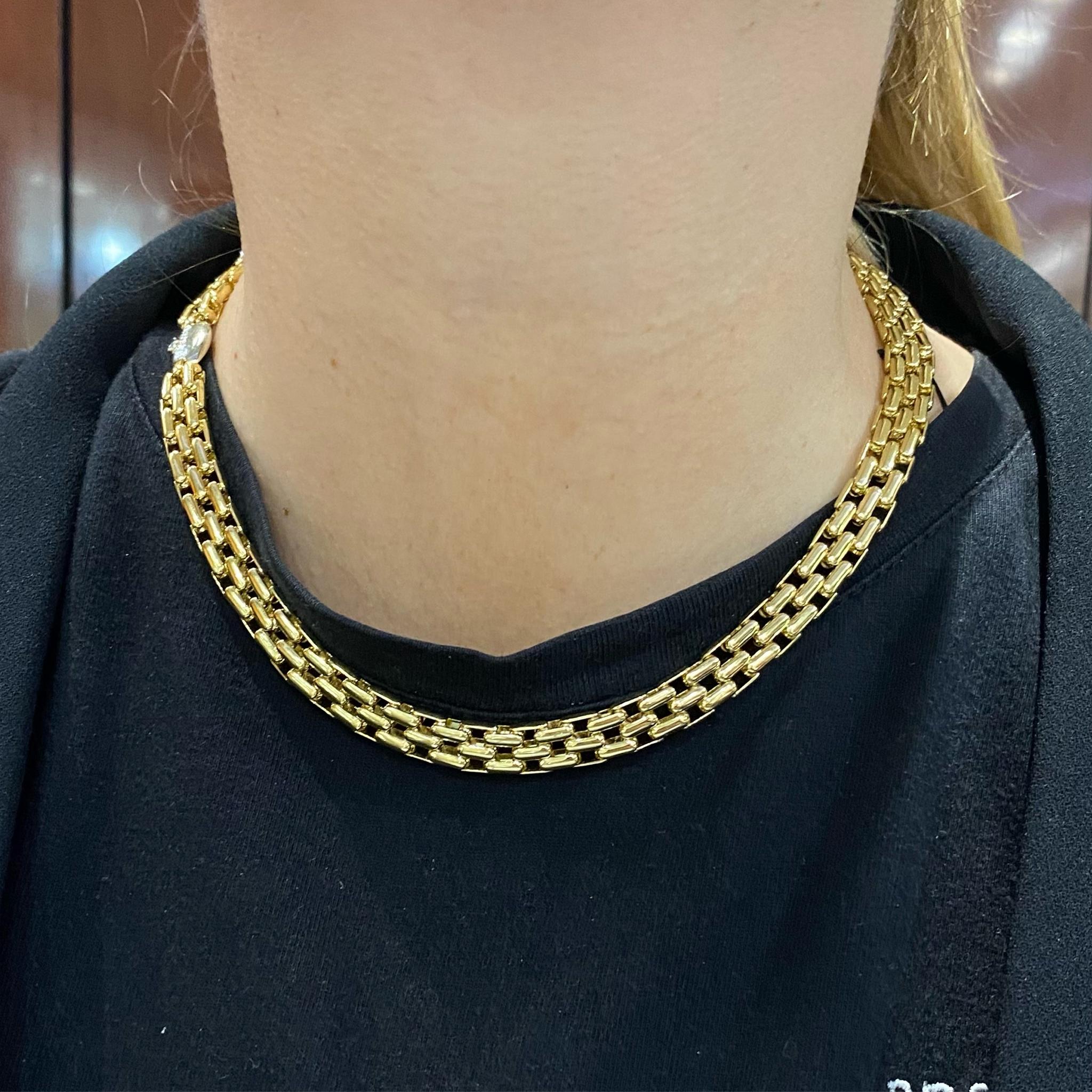 Modern Baraka 18K Yellow Gold Necklace