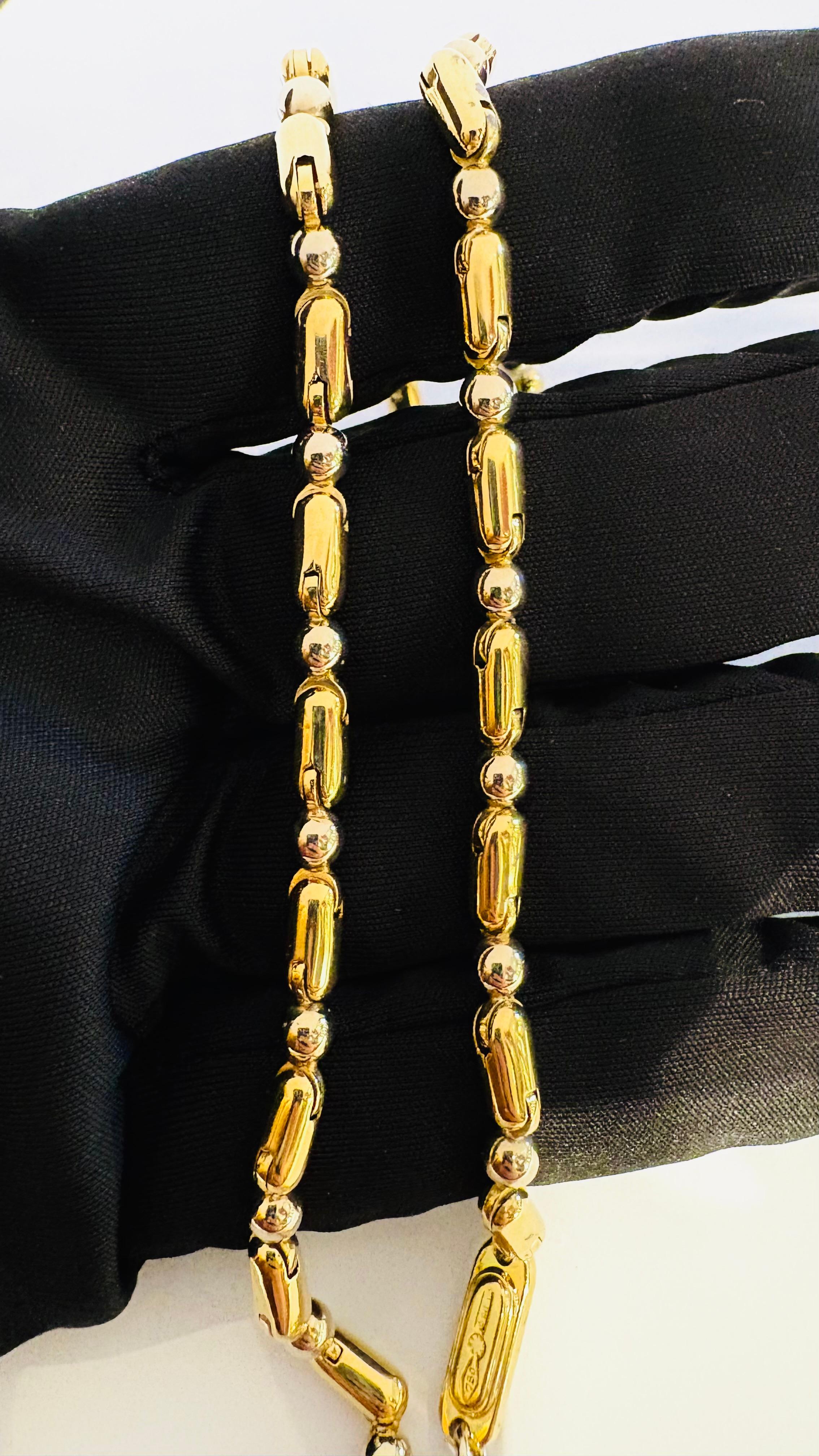 De los hombres Baraka: La solidez de la elegancia en oro de 18 quilates 43,92 gramos en venta