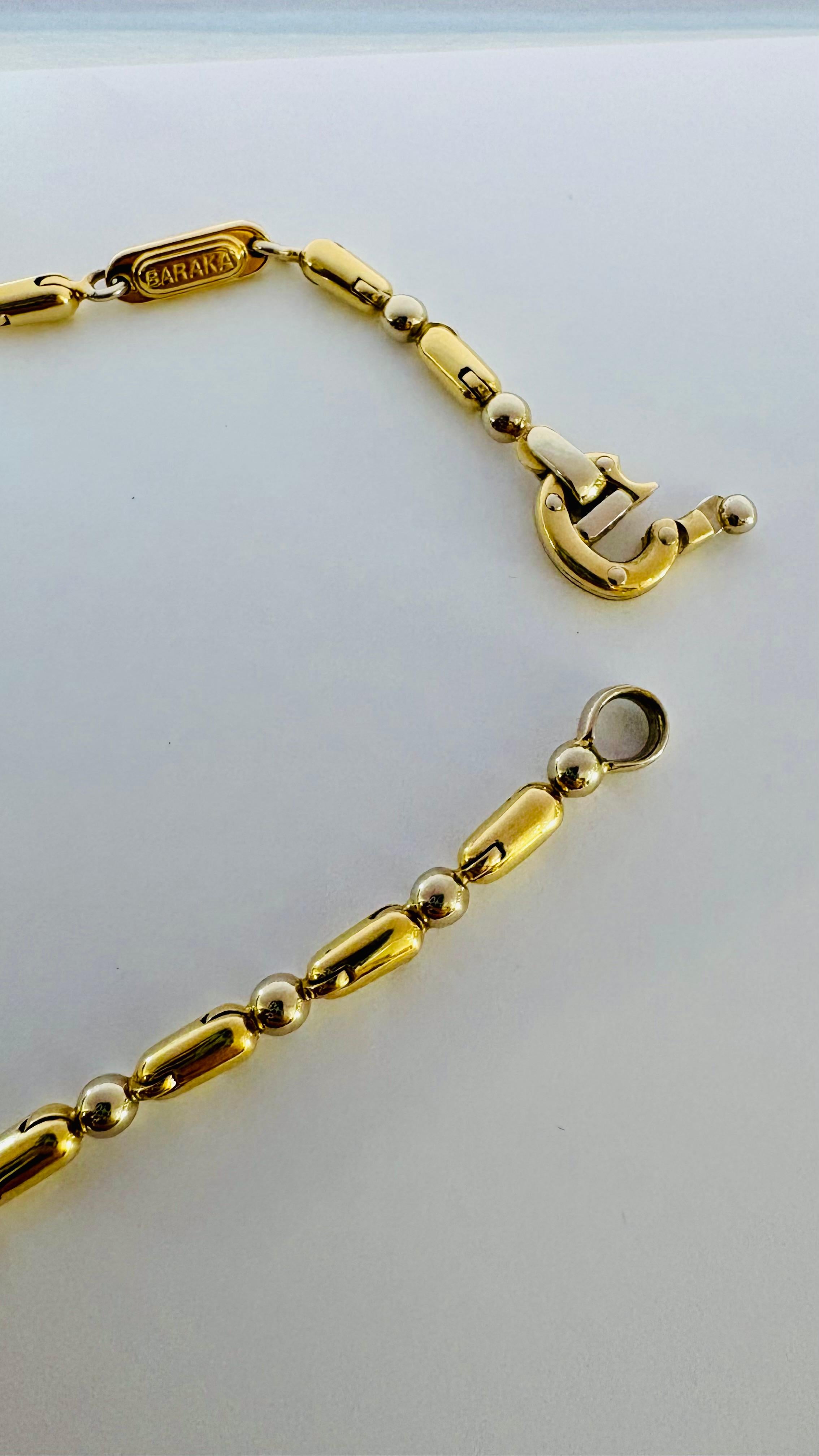 Baraka: La solidez de la elegancia en oro de 18 quilates 43,92 gramos en venta 1
