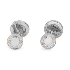 Boutons de manchette Baraka en or blanc et or rose 18 carats