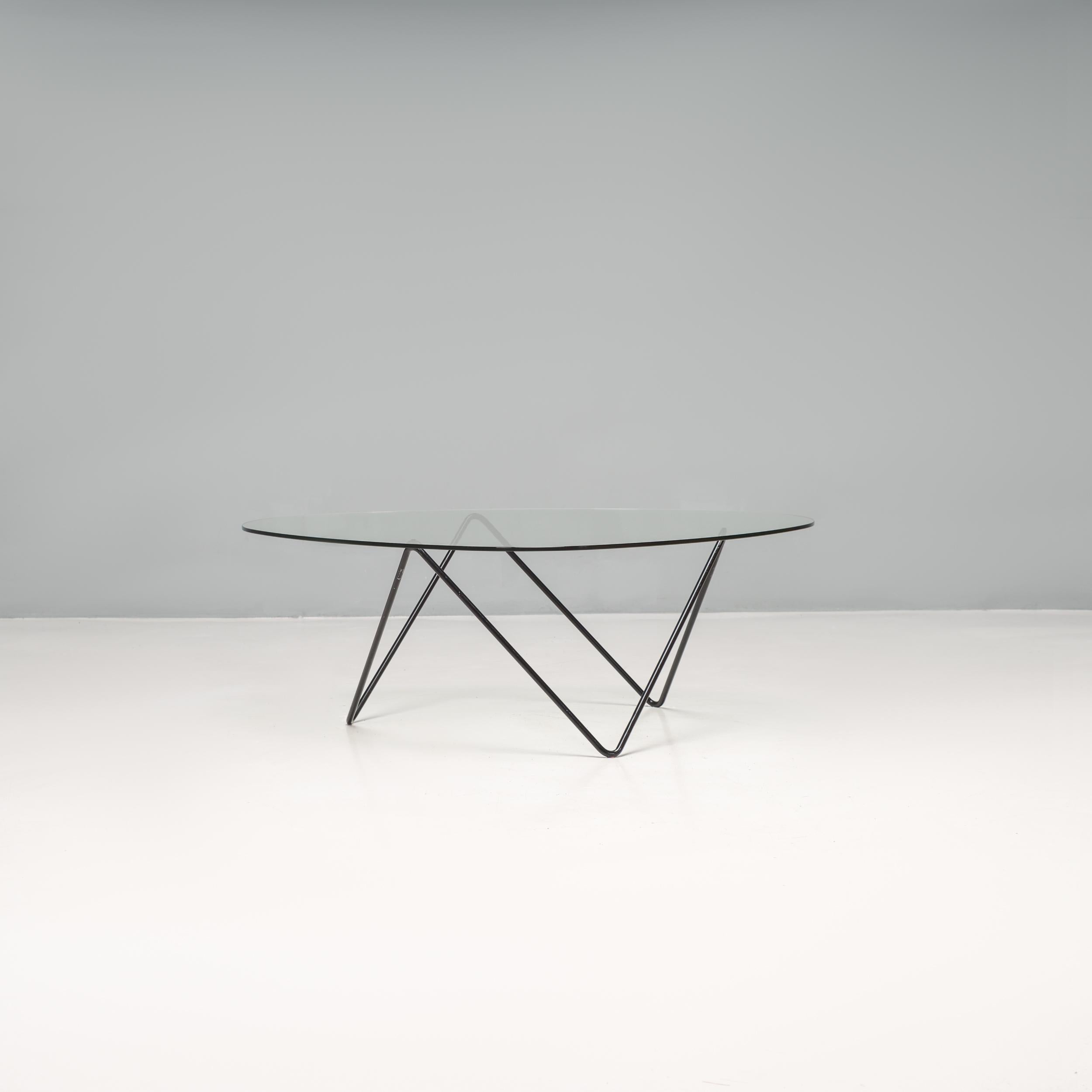 Italian Barba Corsini for Gubi Pedrera Glass Coffee Table