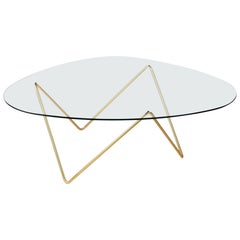 Barba Corsini 'Pedrera' Coffee Table in Brass for Gubi
