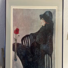 Signed and numbered 237/750 ithograph "Lady Wellington" by Barbara A Wood