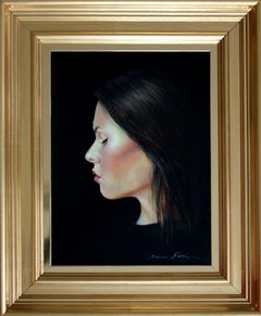 Autorretrato. 2019, lienzo, óleo, 40x30 cm